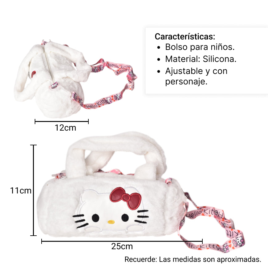 bolso cartera niñas manos libres de peluche personaje