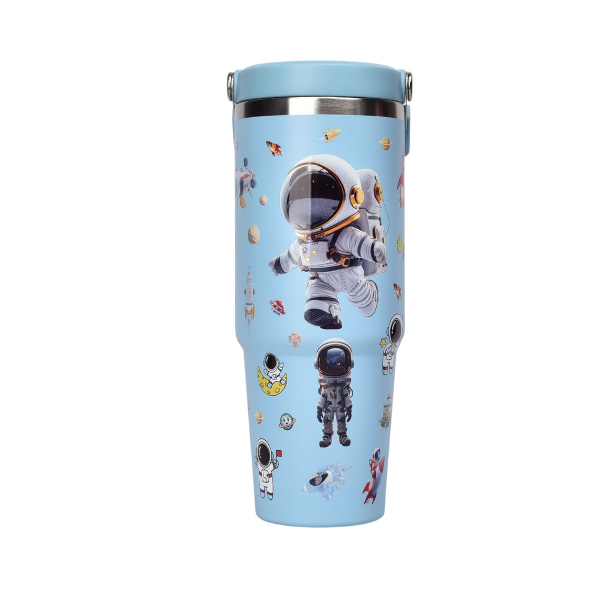 termo metalico 890ml astronauta dim:8x24