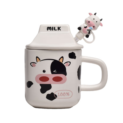 MUG POCILLO EN CERAMICA FORMA VACA
