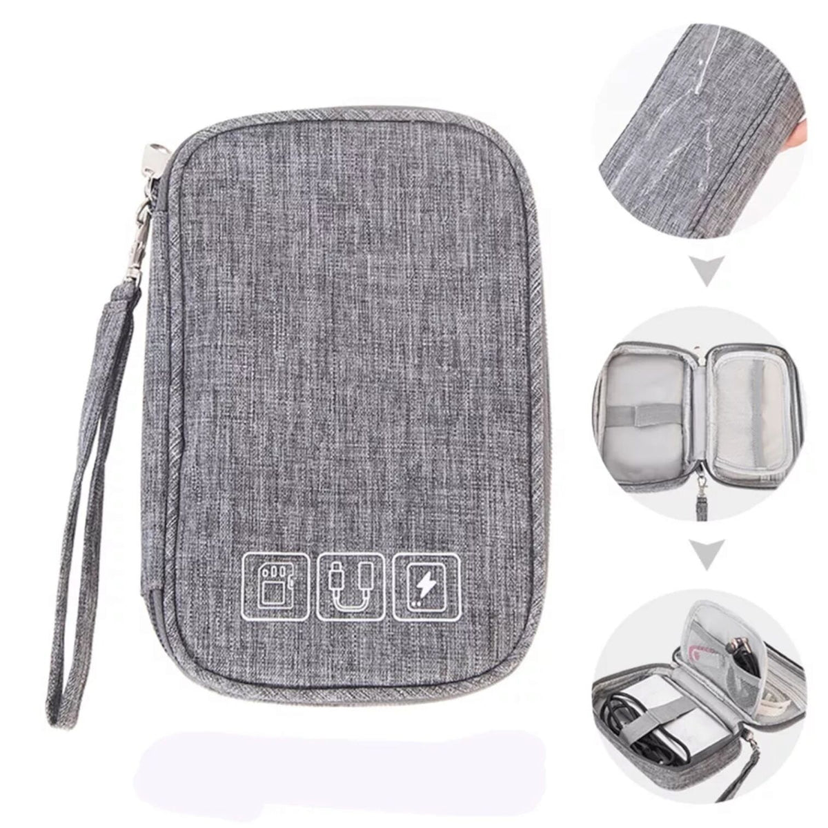 bolso organizador de cables multifuncional