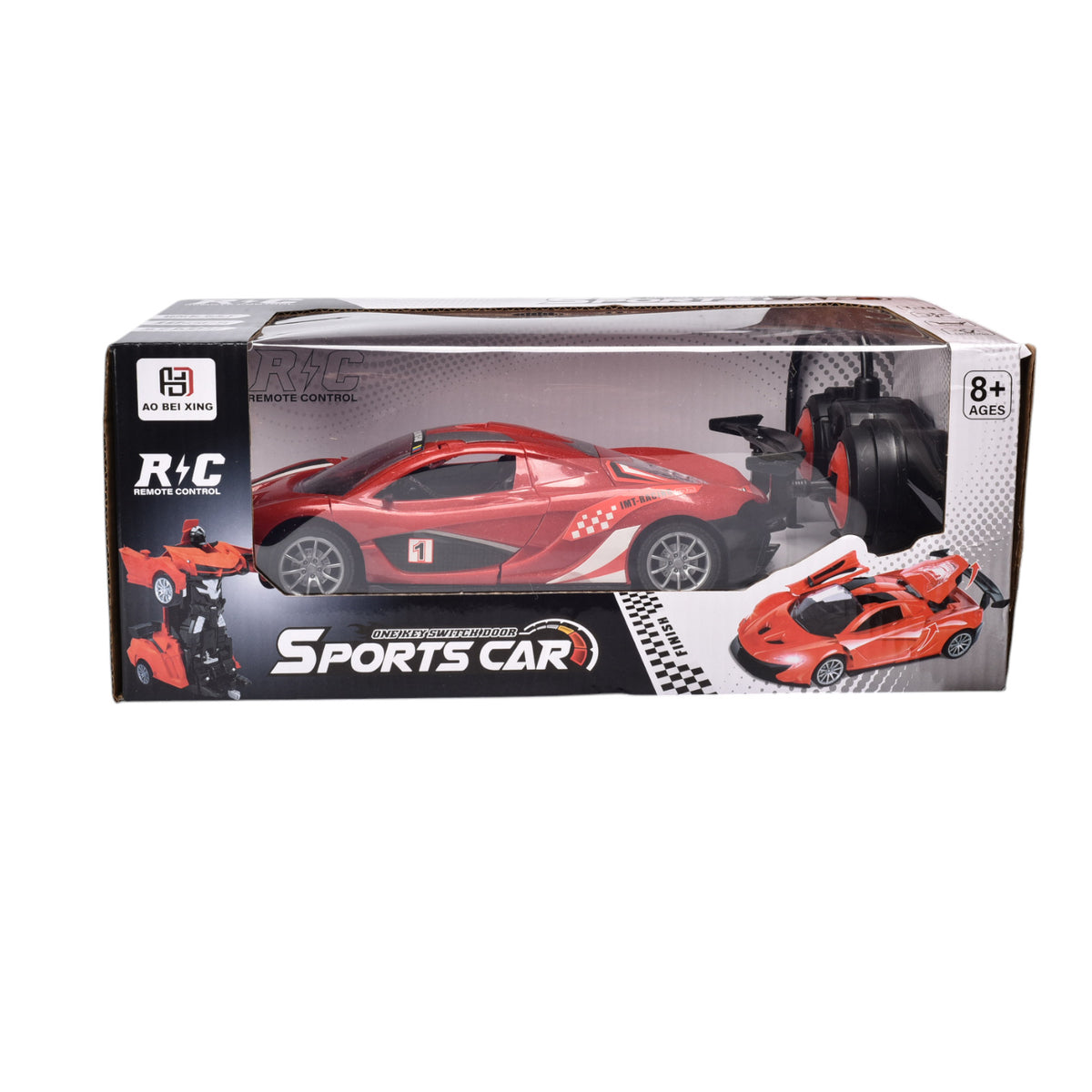 juguete carro con control remoto plastico dim:30x16x12