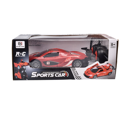 JUGUETE CARRO CON CONTROL REMOTO PLASTICO DIM:30X16X12