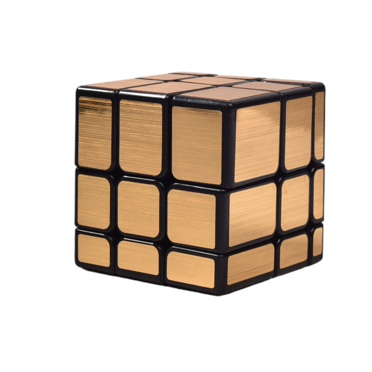 cubo rubik 3x3 dorado irregular dim: 5,6cm