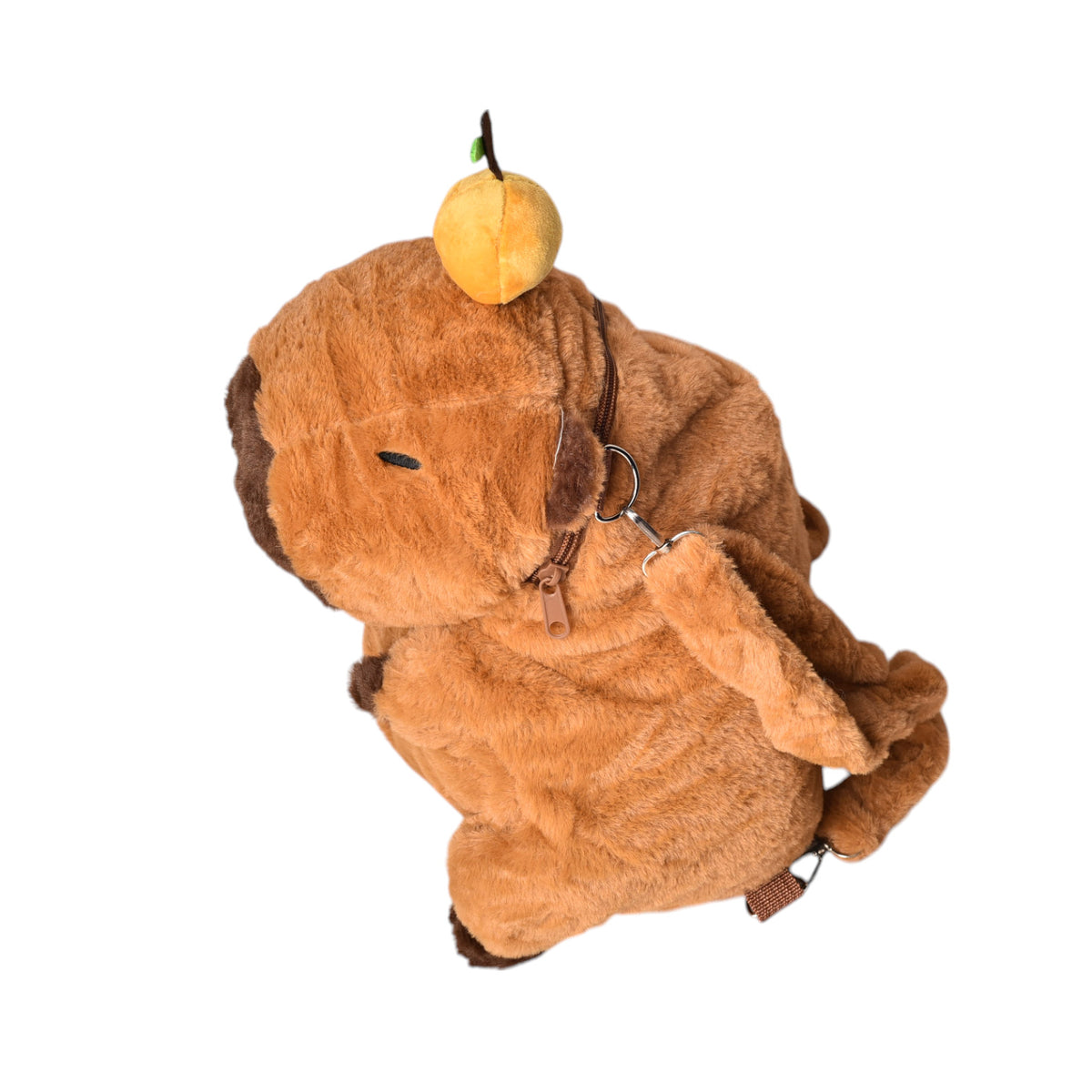 maleta morral bolso pequeño infantil para niña cafe capybara