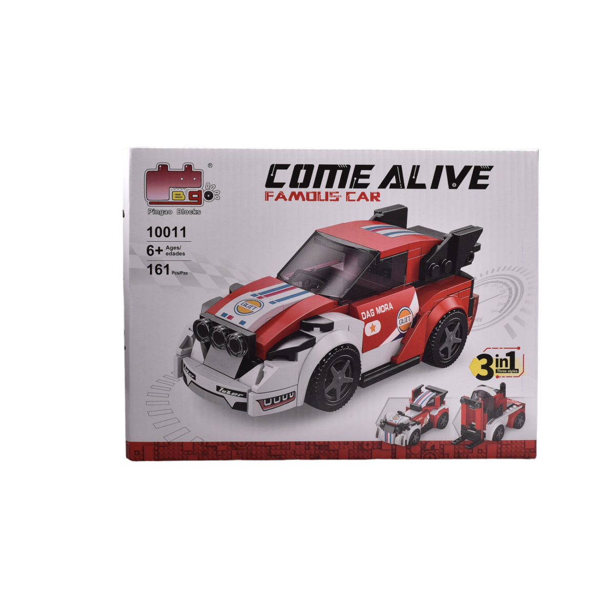 juguete carro fichas de armar 3 en 1