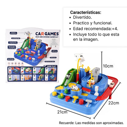 JUGUETE PISTA PARQUEADERO DE CARRO EN PLASTICO DIDACTICO