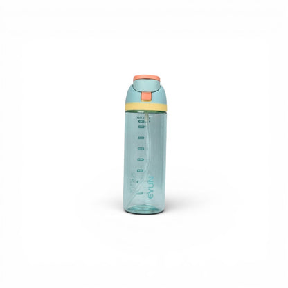 BOTELLA DE AGUA PLASTICO 850ML DIM:7X7X25