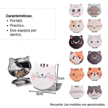 ESPEJO PLASTICO CARTERA DIM:6CM