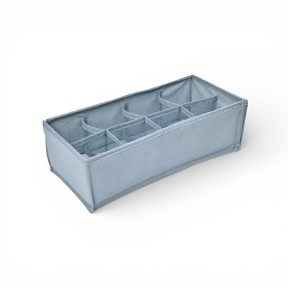 ORGANIZADOR DE ROPA CON 8 DIVISIONES FIBRA POLIESTER DIM:32X15X10