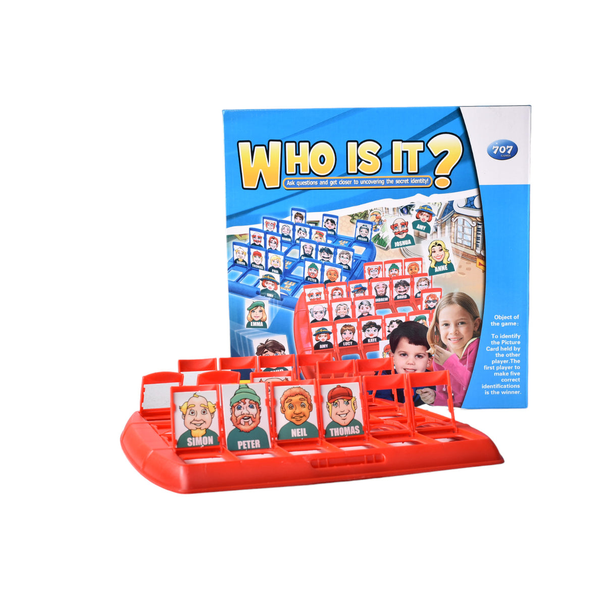 juego de mesa adivina quien?  didactico familiar dim:27x27x5