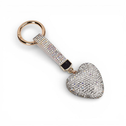 LLAVERO RESINA Y METAL CORAZON DIM:4X4X2