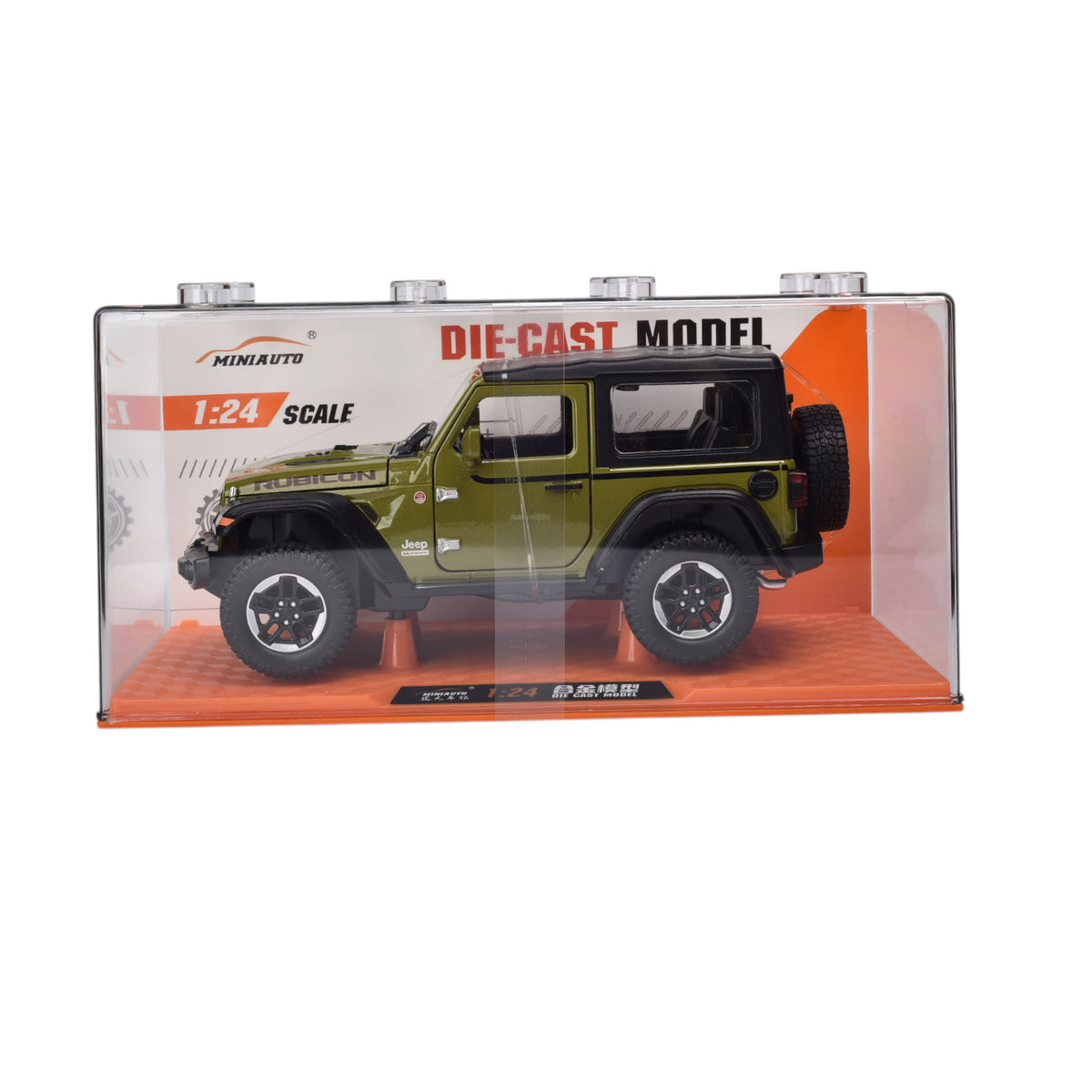 carro de coleccion metalico con estuche acrilico dim:12 x 24 x 12 cm