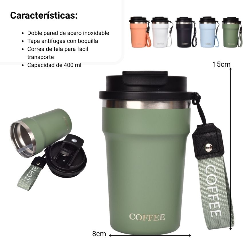 termo en acero inoxidable 400ml