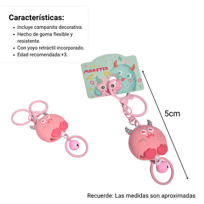 LLAVERO PLASTICO FORMA DE MUÑECO DIM:4X5X2