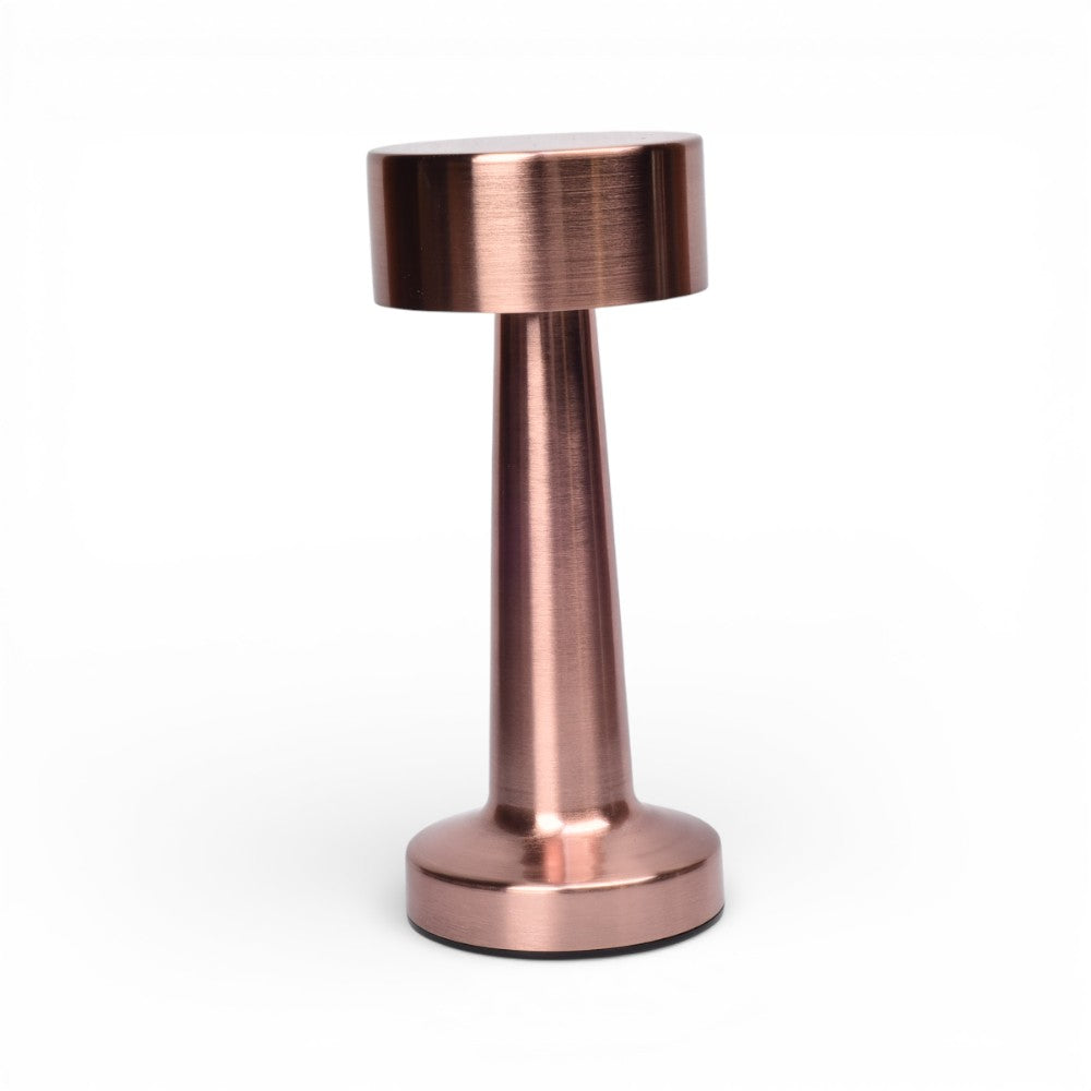 lampara metalica plastica recargable con cable usb