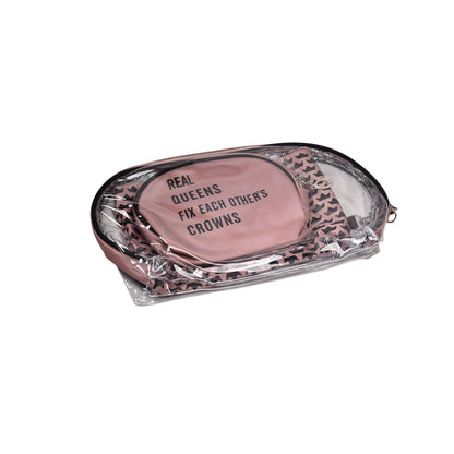 COSMETIQUERA X 3 UNIDADES MAQUILLAJE MONEDERO
