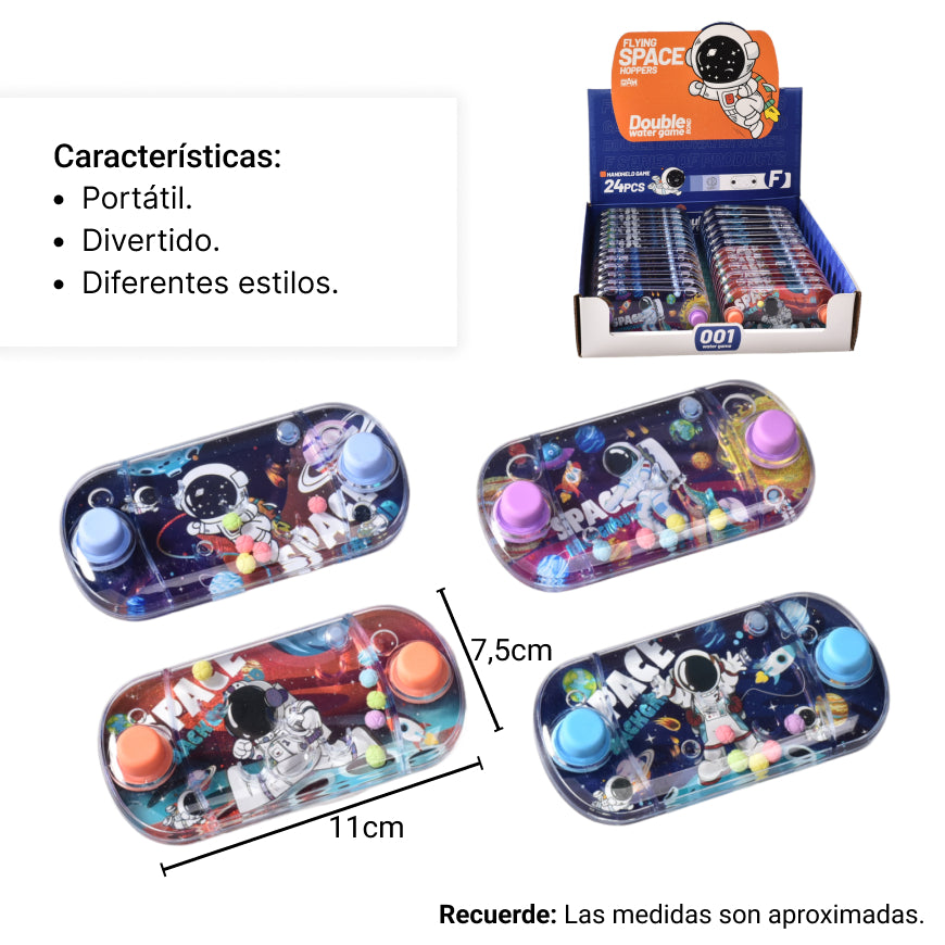 atari de agua juguete en plastico astronauta
