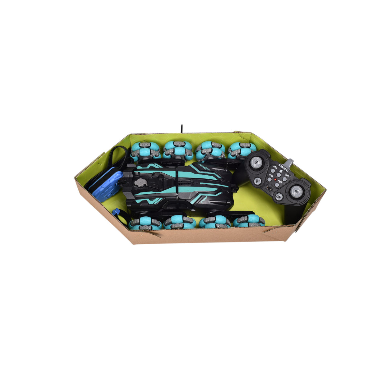 juguete carro con control remoto plastico dim:30x7x26