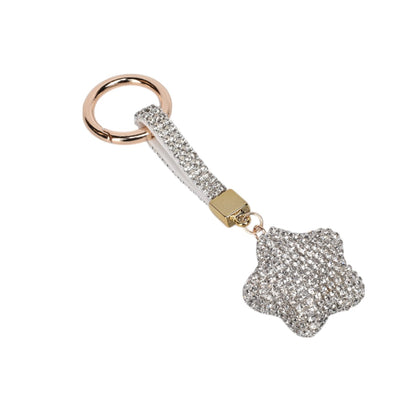 LLAVERO RESINA PLASTICO Y METAL ESTRELLA DIM:4X2X14
