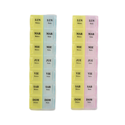 ORGANIZADOR DE PASTILLAS SEMANAL DIM:6*20CM