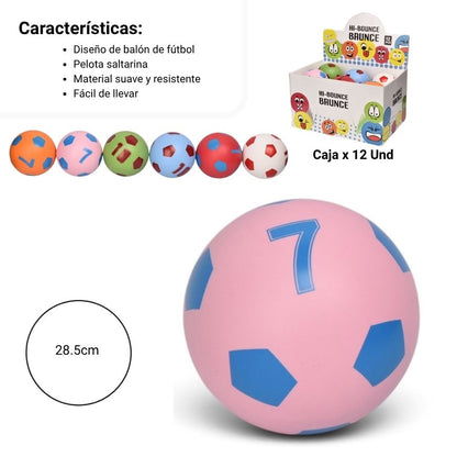 PELOTA FORMA BALON DE BALONCESTO -CAJA X12 UND