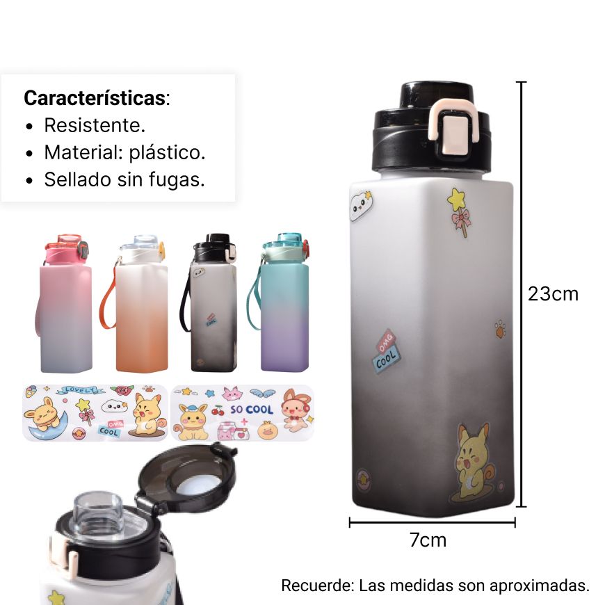 botella de agua 800ml