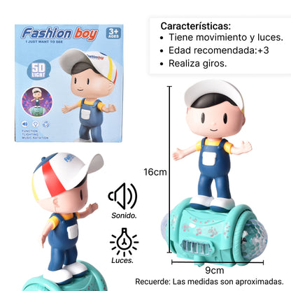 JUGUETE ANIMADO CON MOVIMIENTO LUCES Y SONIDO DE PLASTICO
