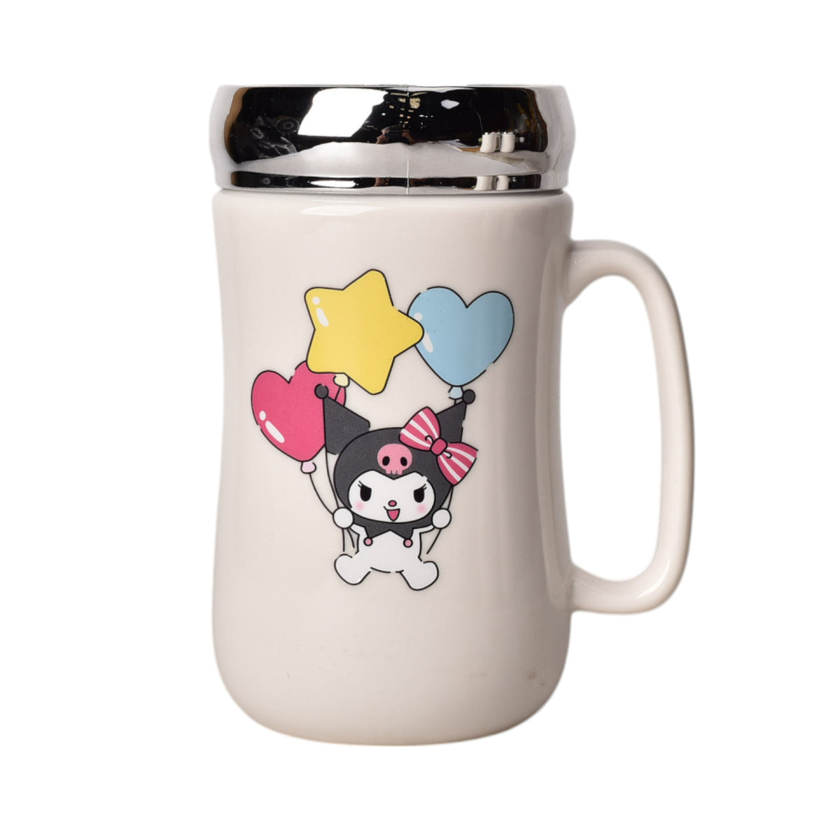 mug pocillo kuromi personaje 420ml dim:7x7x14