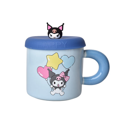 MUG POCILLO KUROMI PERSONAJE 430ML DIM:9X9X9