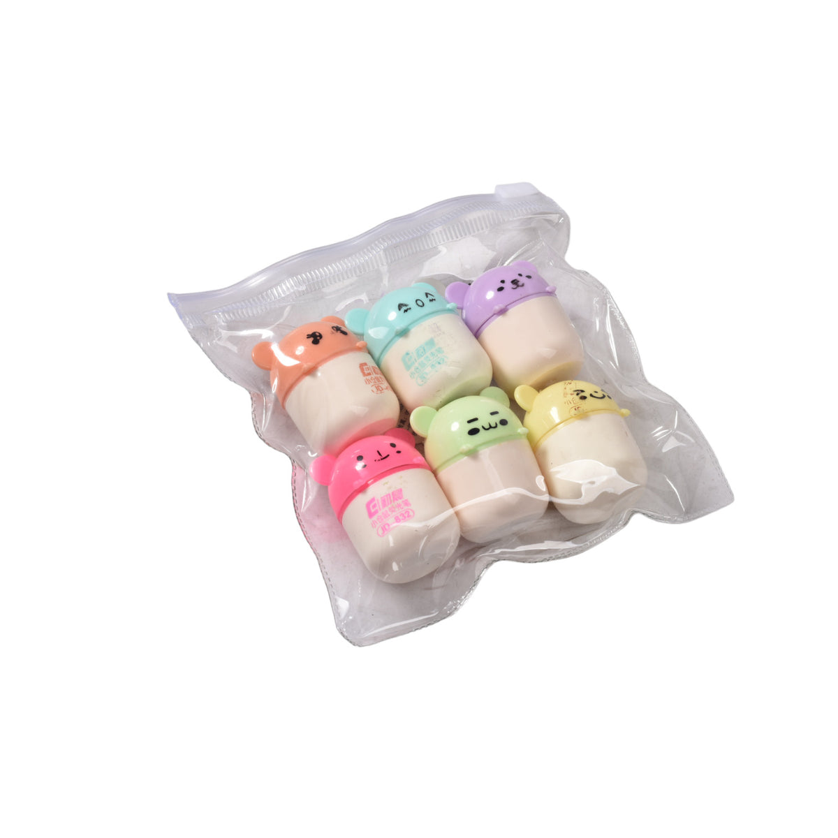 resaltador x 6 pcs
