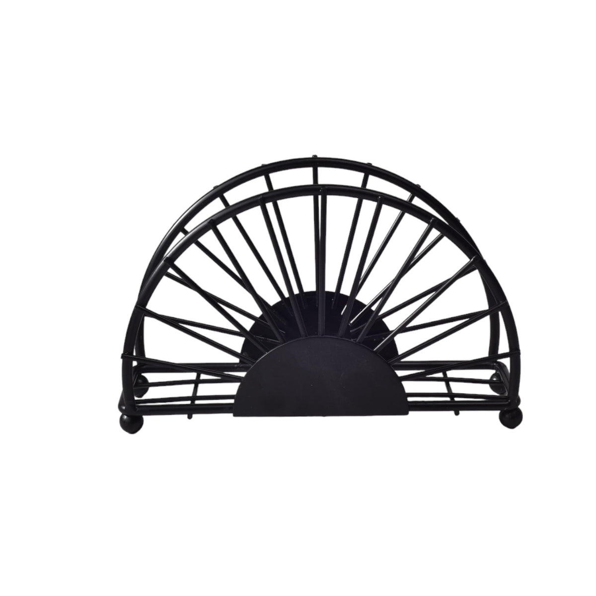 servilletero de acero inoxidable negro dim: 15x8