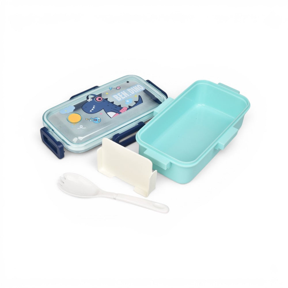 portacomida con cubierto y divison plastico  530ml