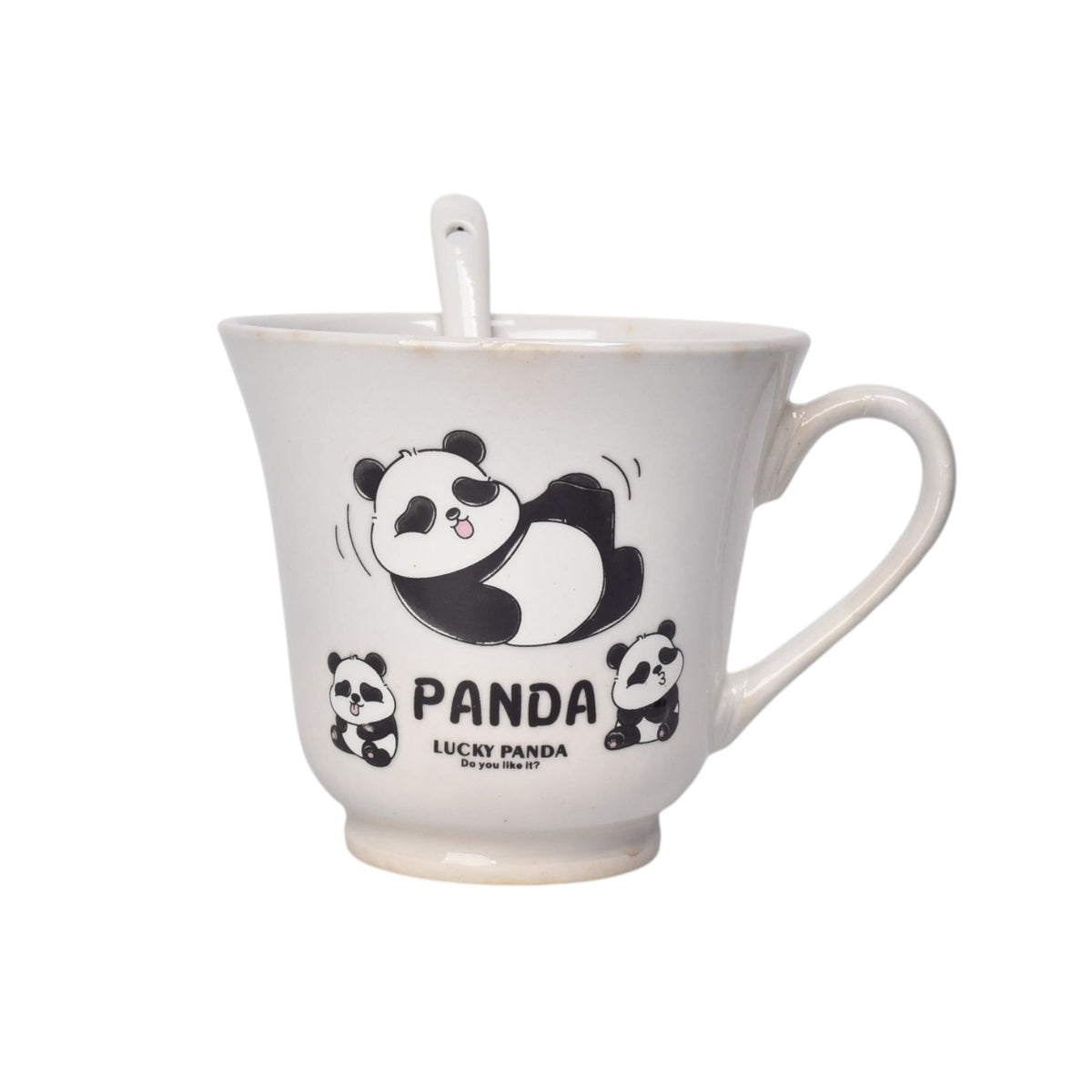 mug pocillo en ceramica con cuchara oso 250ml dim:8x9