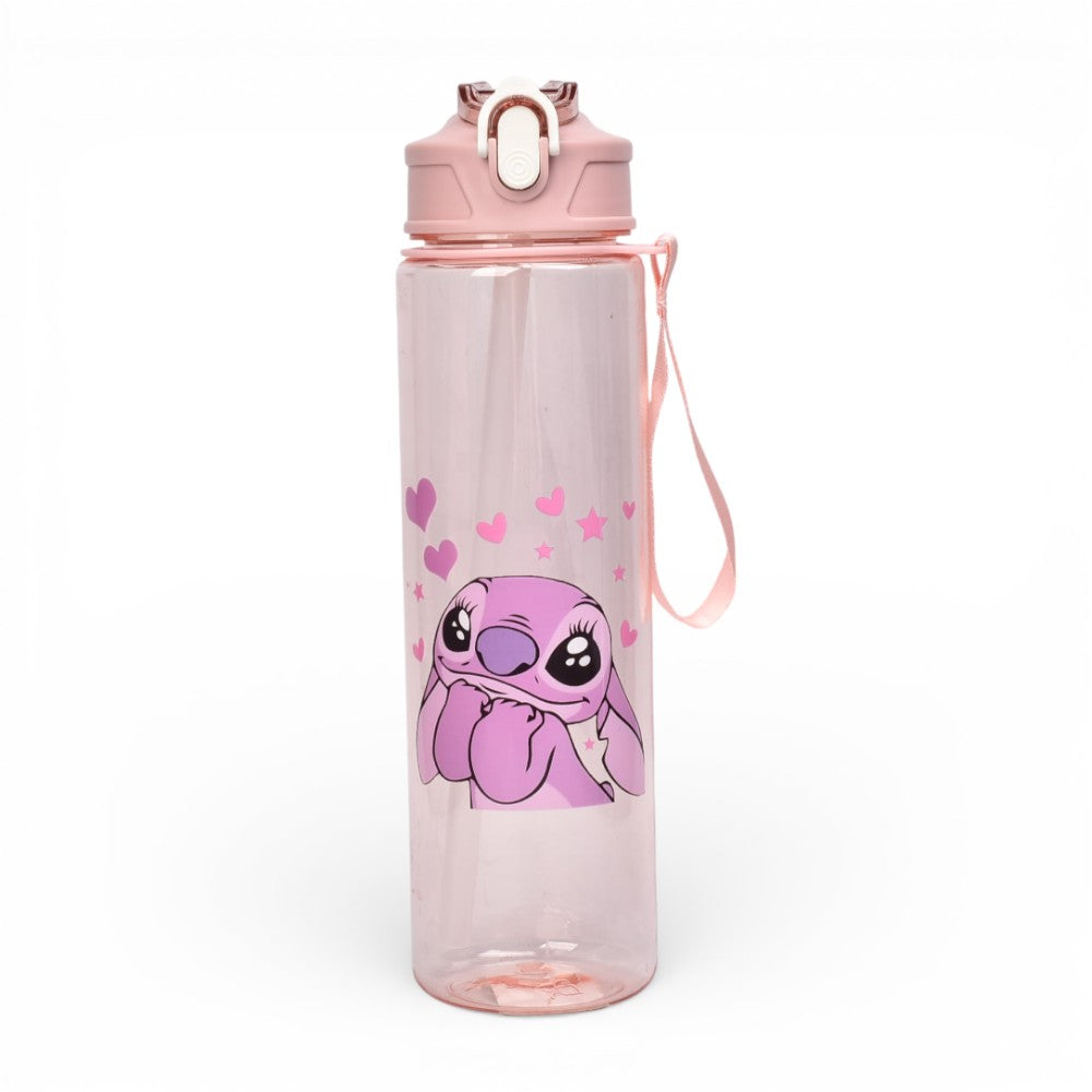 botella de agua 750ml personaje plastico dim:6x6x25