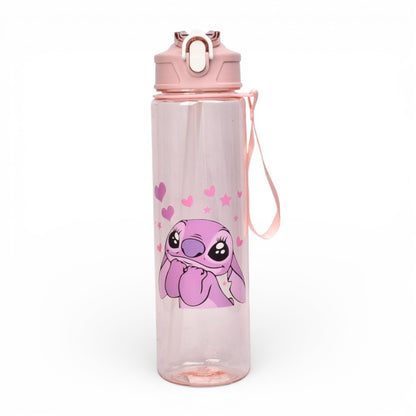 BOTELLA DE AGUA 750ML PERSONAJE PLASTICO DIM:6X6X25