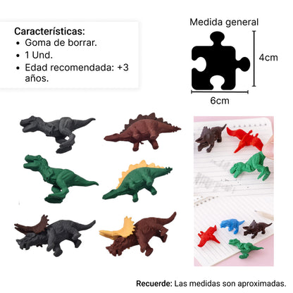 BORRADORES FORMA DE DINOSAURIOS