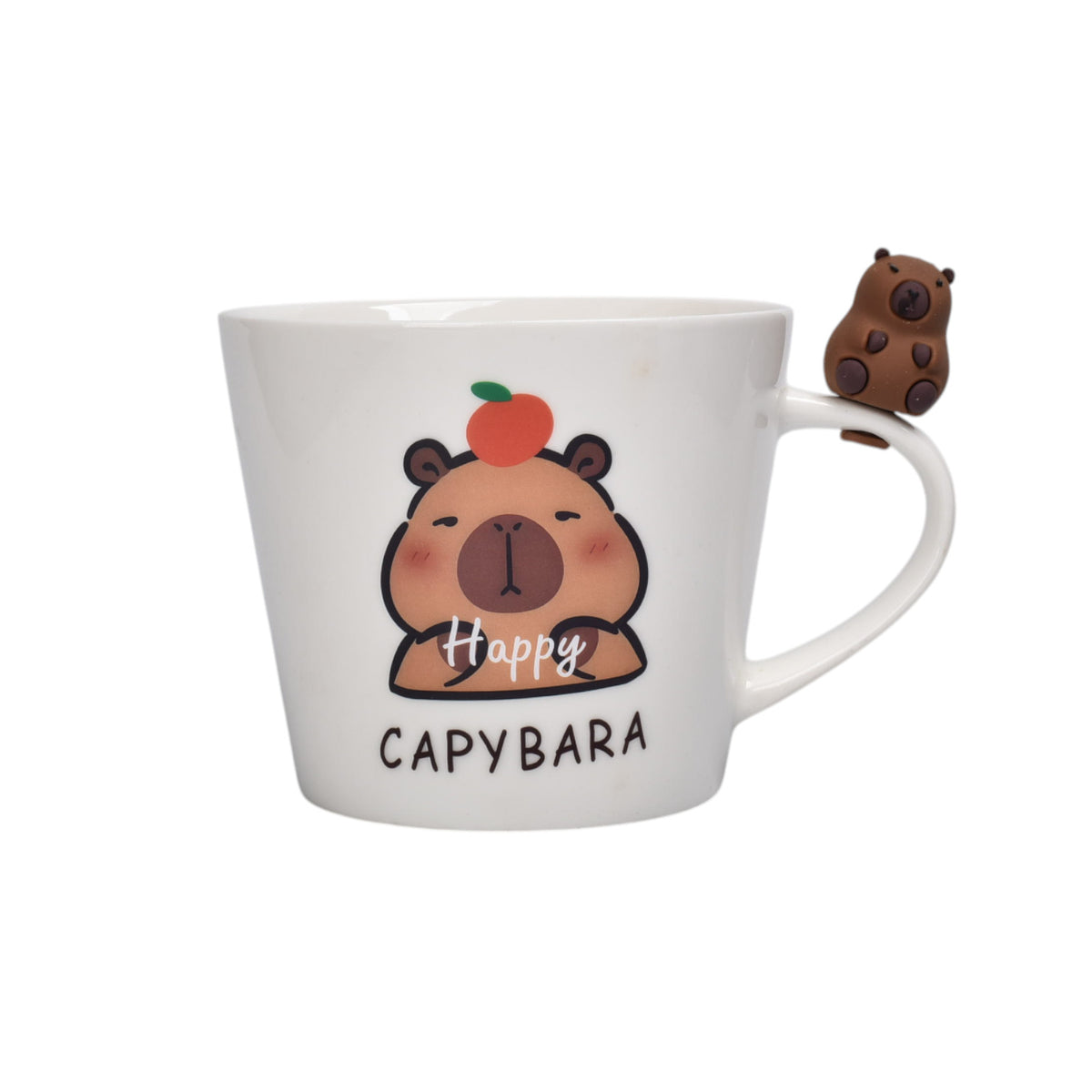 mug pocillo ceramica diseño capybara 500ml dim:10x10x9