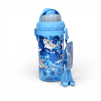 BOTELLA DE AGUA 430ML PLASTICO DIM:6X6X18