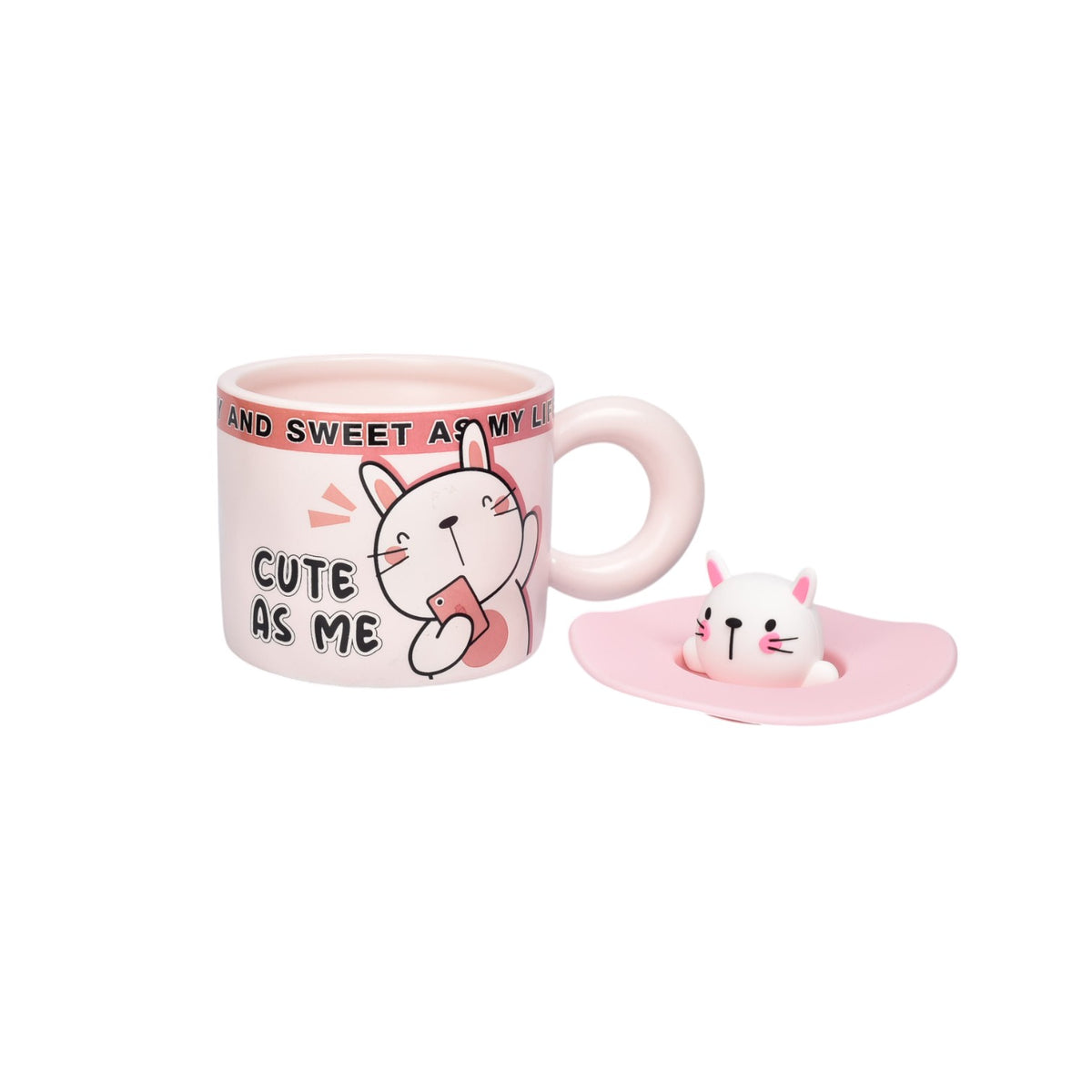mug pocillo ceramica diseños de gatos con tapa dim:9x9x7
