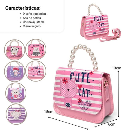 BOLSO PARA NIÑA DIM: 16X11X7CM