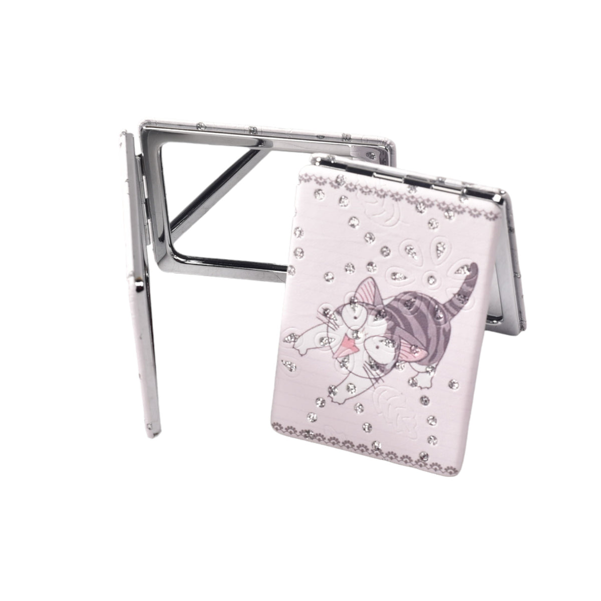 espejo plastico cartera dim:6cm