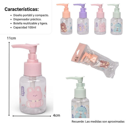 ENVASE PLASTICO RECARGABLE 50ML