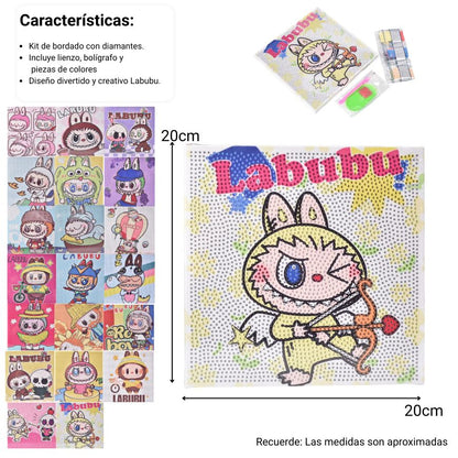 CUADRO JUGUETE DE PIEDRAS DIDACTICO NIÑOS PERSONAJE LABUBU