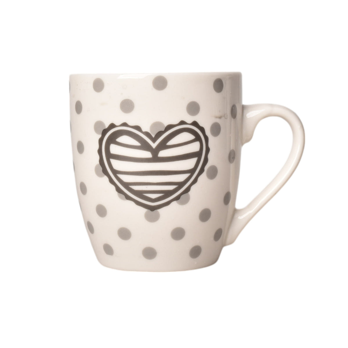 mug pocillo ceramica diseño corazones 200ml dim:7x7x8