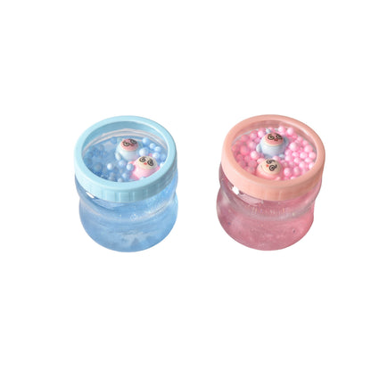 SLIME CON PEPITAS ESCARCHADO GEL MOLDEABLE DIM:7CM