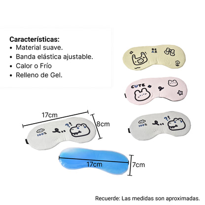 MASCARA CUBRE OJOS, ANTIFAZ PARA DORMIR GATICOS