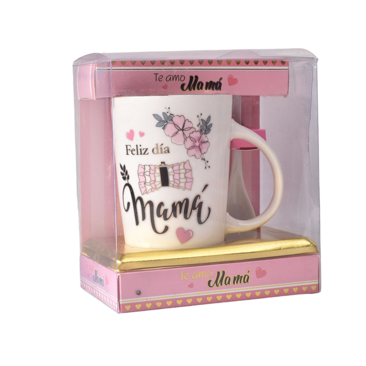 mug pocillo con cuchara ceramica