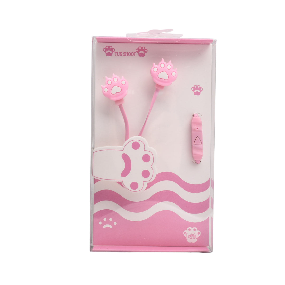 audifono panda y huellas dim:8*15*3cm