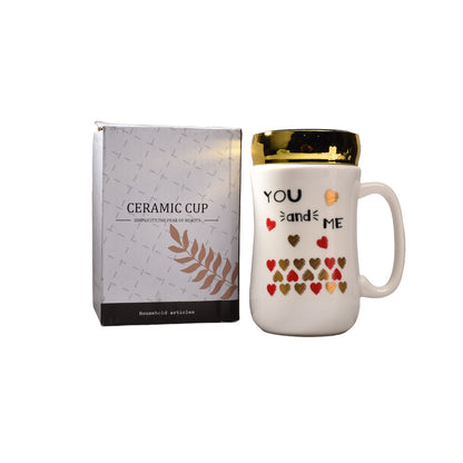MUG POCILLO CERAMICA CAFE VASO DIM:7x7x14CM