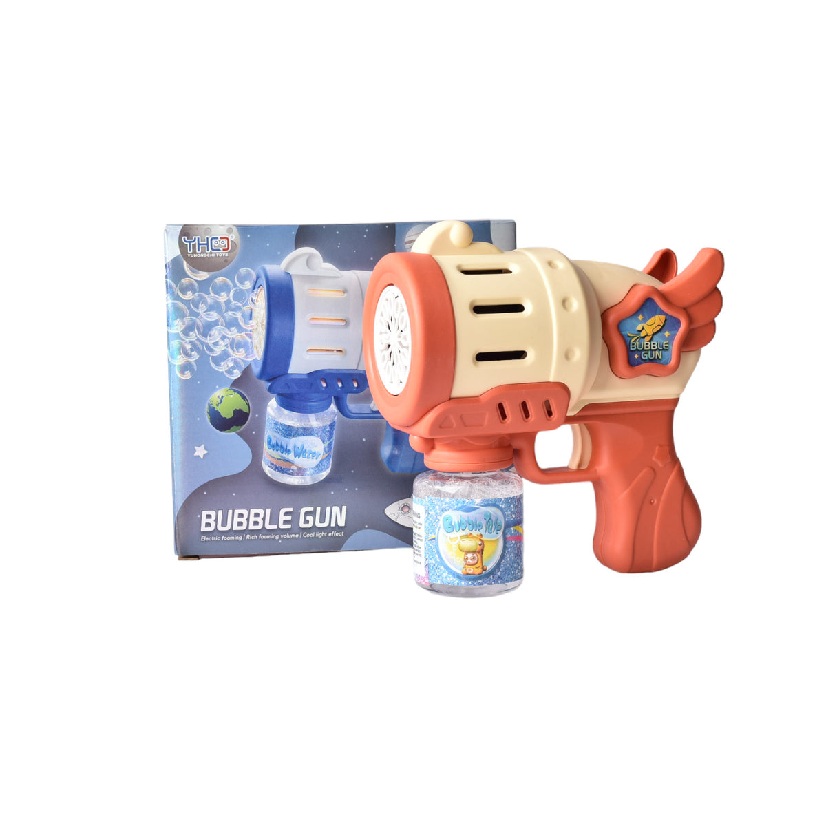 pistola de burbujas niños